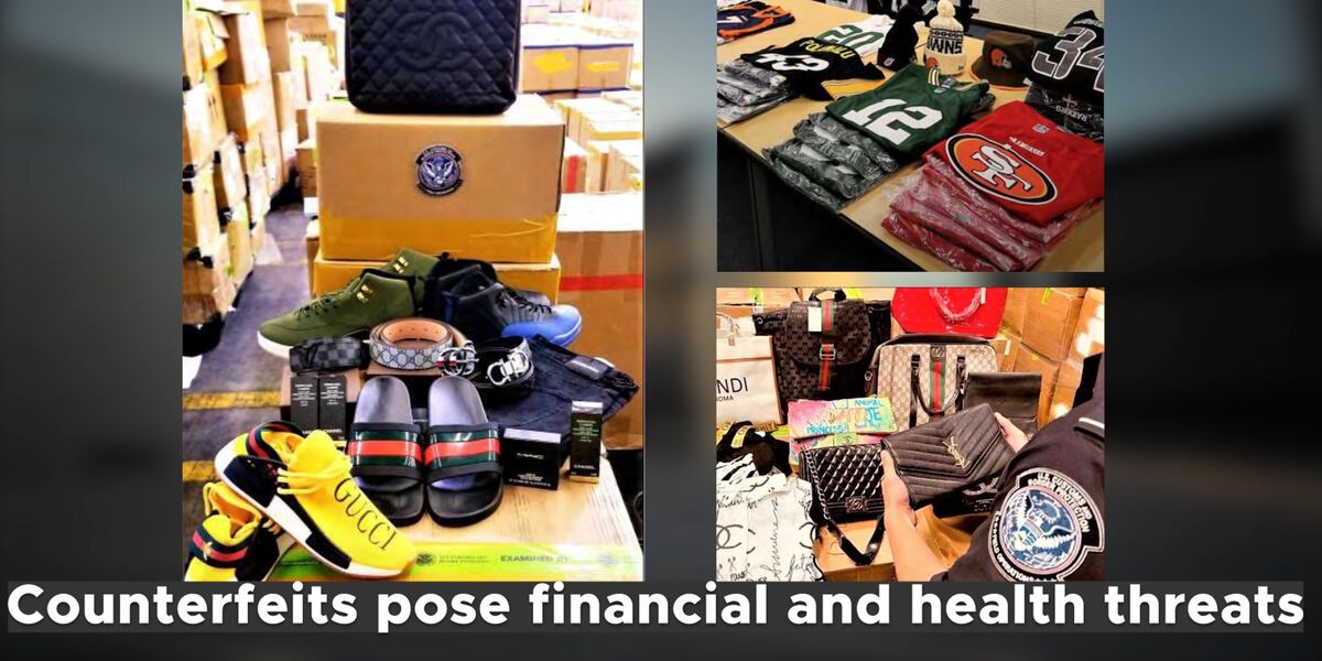 Experts warn counterfeit items may pose health and security concerns