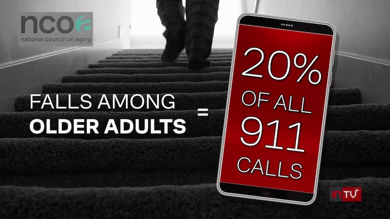 Falling accidents are a major injury risk for older adults